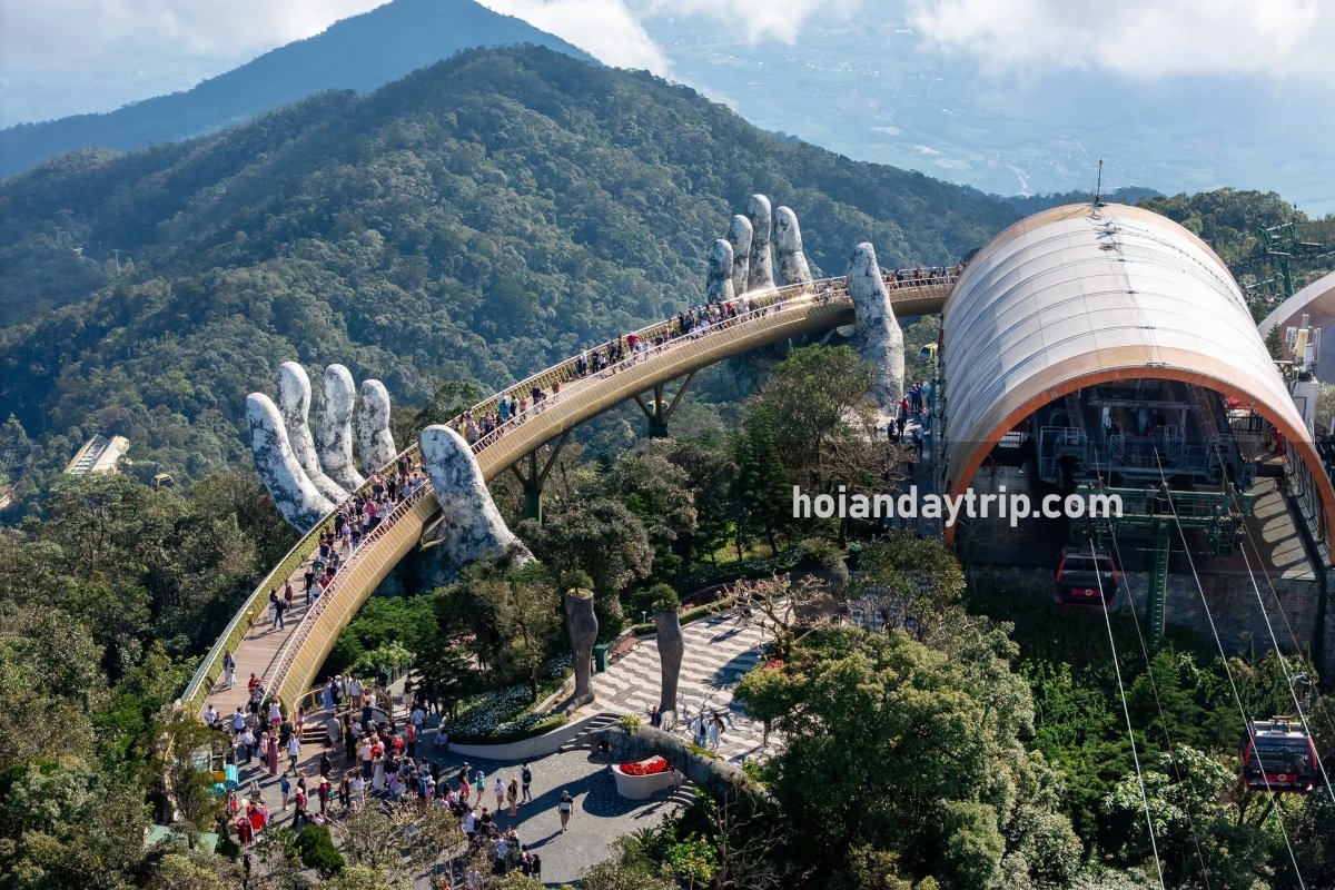 golden bridge aerial view 3